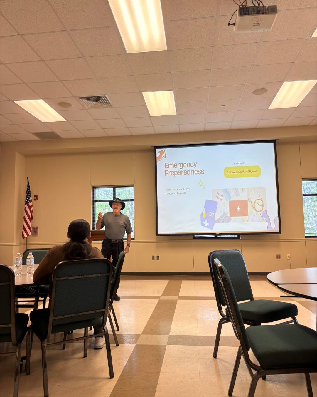 Thank you, Mr. Bill Vola, Emergency Management Expert, for being here with us today and sharing your incredible knowledge with our community.
With over 50 years of experience in emergency management, he is bringing real-world insight, practical guidance, and invaluable expertise to help our families be better prepared for whatever comes our way.
We are so grateful to have leaders like Mr. Vola investing in the safety and strength of Baytown.