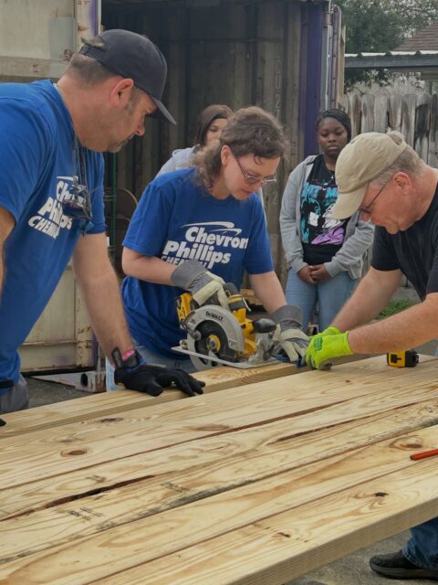 Thank you Chevron Phillips for coming out and volunteering with us this past weekend. You were a joy as always. 

We appreciate you!