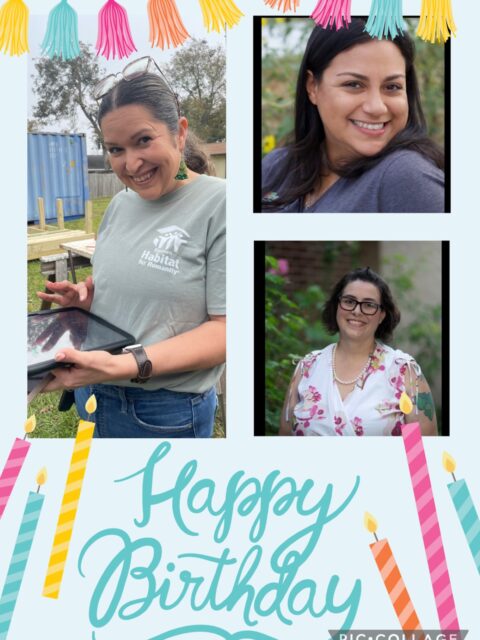 🎉 Birthday weekend celebrations are in order at Baytown Habitat for Humanity! 🎉

Please join us in wishing a very Happy Birthday to our incredible team members: Business Manager Madeline Lopez, Director Yvonne Briscoe, and Director Eunice Morgan!

This weekend, we celebrate not only their birthdays, but also the dedication, leadership, compassion, and hard work they bring to our mission every day. Each of these women plays an important role in helping us build homes, strengthen communities, and create hope for families we serve.

Help us show them some birthday love in the comments! 🎂🎈💙