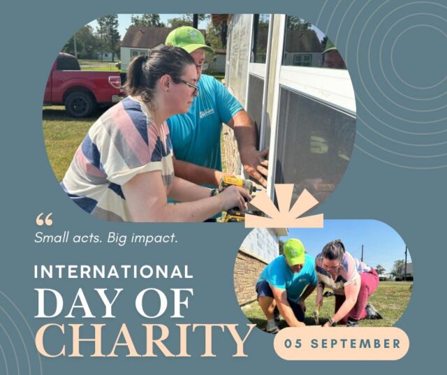 International Day of Charity ❤️
🏠 You don’t need a hammer to help build a home. You just need a heart for your community.
Today is a reminder that giving isn’t always about money. Sometimes, the most meaningful things we can give are our time, our talents, our kindness, and our willingness to show up.
There are so many ways to make a difference. You don’t have to change the world. Sometimes, changing one person’s day is enough. ❤️
If you’re looking for a way to give back, consider becoming a monthly HopeBuilder with Baytown Habitat. Your steady support helps build and repair homes for local families, creating safety, stability, and a place to call home. 💚
Scan the QR code or visit http://baytownhabitat.org to learn more.
#InternationalDayOfCharity #BaytownHabitat #HabitatForHumanity #HopeBuilder #GiveBack #Volunteer #GiveYourTime #ShareYourTalents #Community