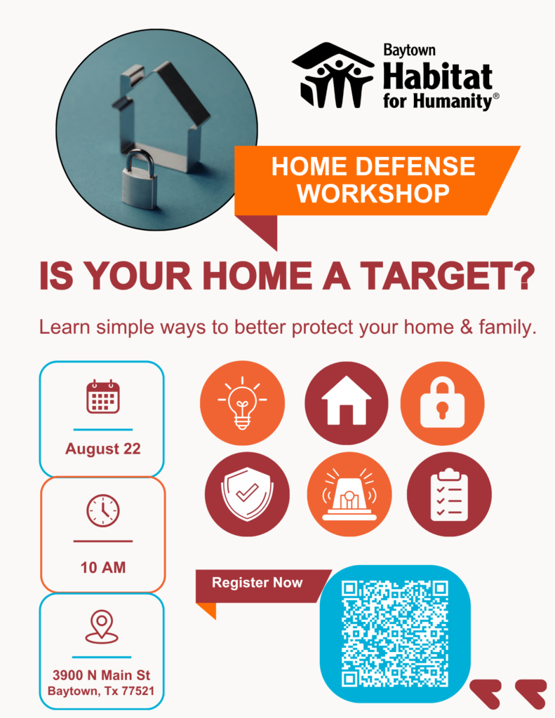 Home Defense Workshop Class Free to the public